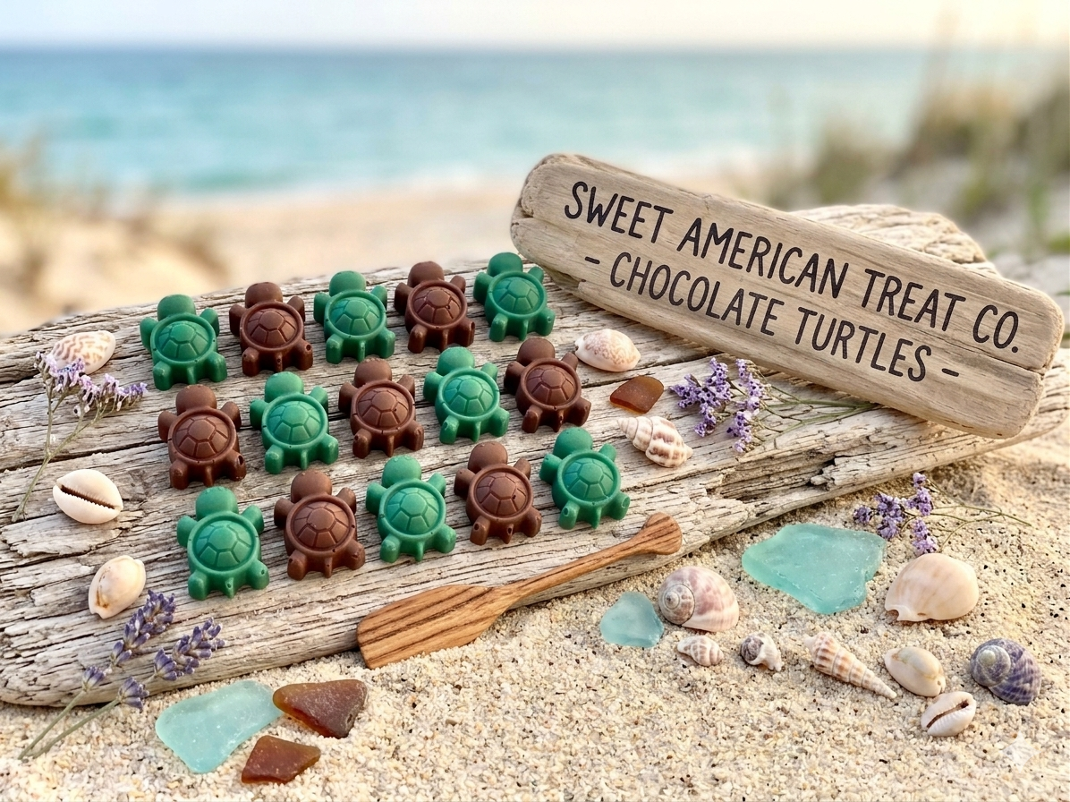 Chocolate Turtles 24 Pack - Party Favors & Cupcake Toppers