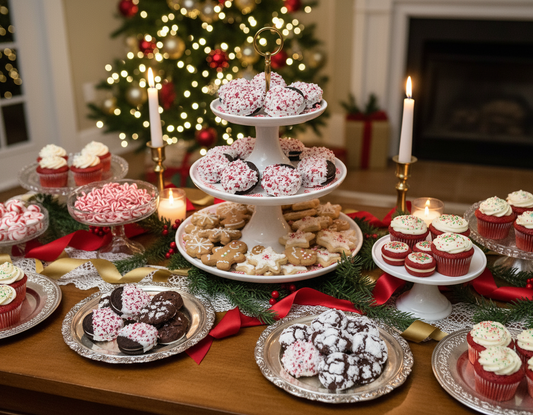 Candy Cane Oreos Dessert Table