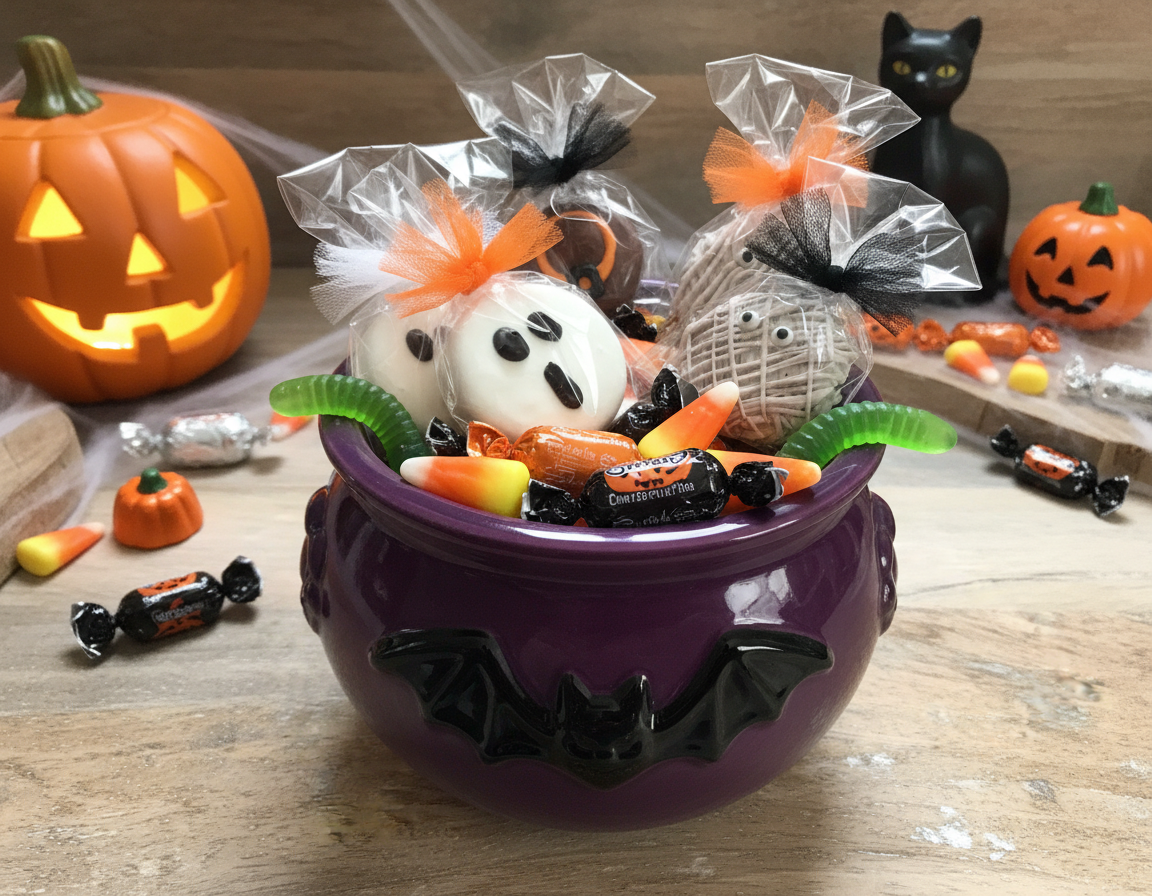 Halloween Chocolate Covered Oreos Trick-or-Treat