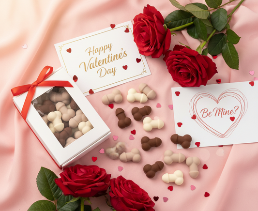 Valentine's Day with roses and hearts