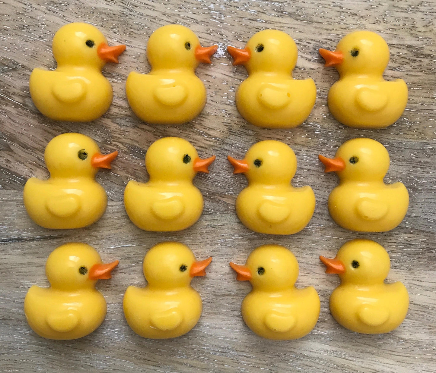 Chocolate Ducks 16 Pack - Rubber Ducky Party Favors