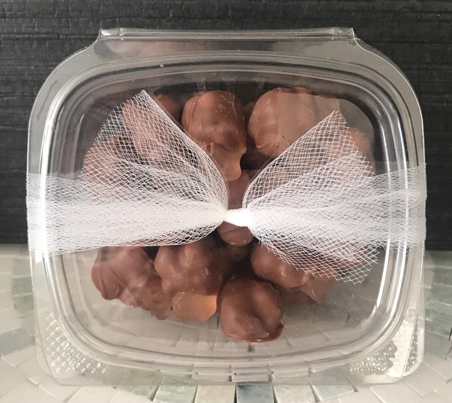 Pink Grapefruit Chocolate Dipped Gummy Bears - Gourmet Candy
