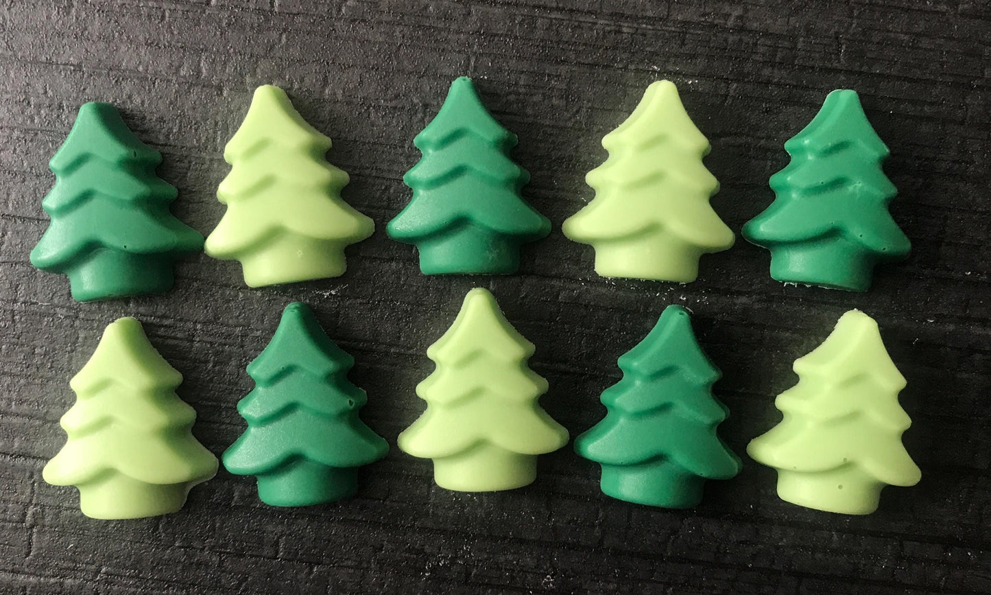 Chocolate Christmas Trees - 30 Pack Chocolate Pine Trees