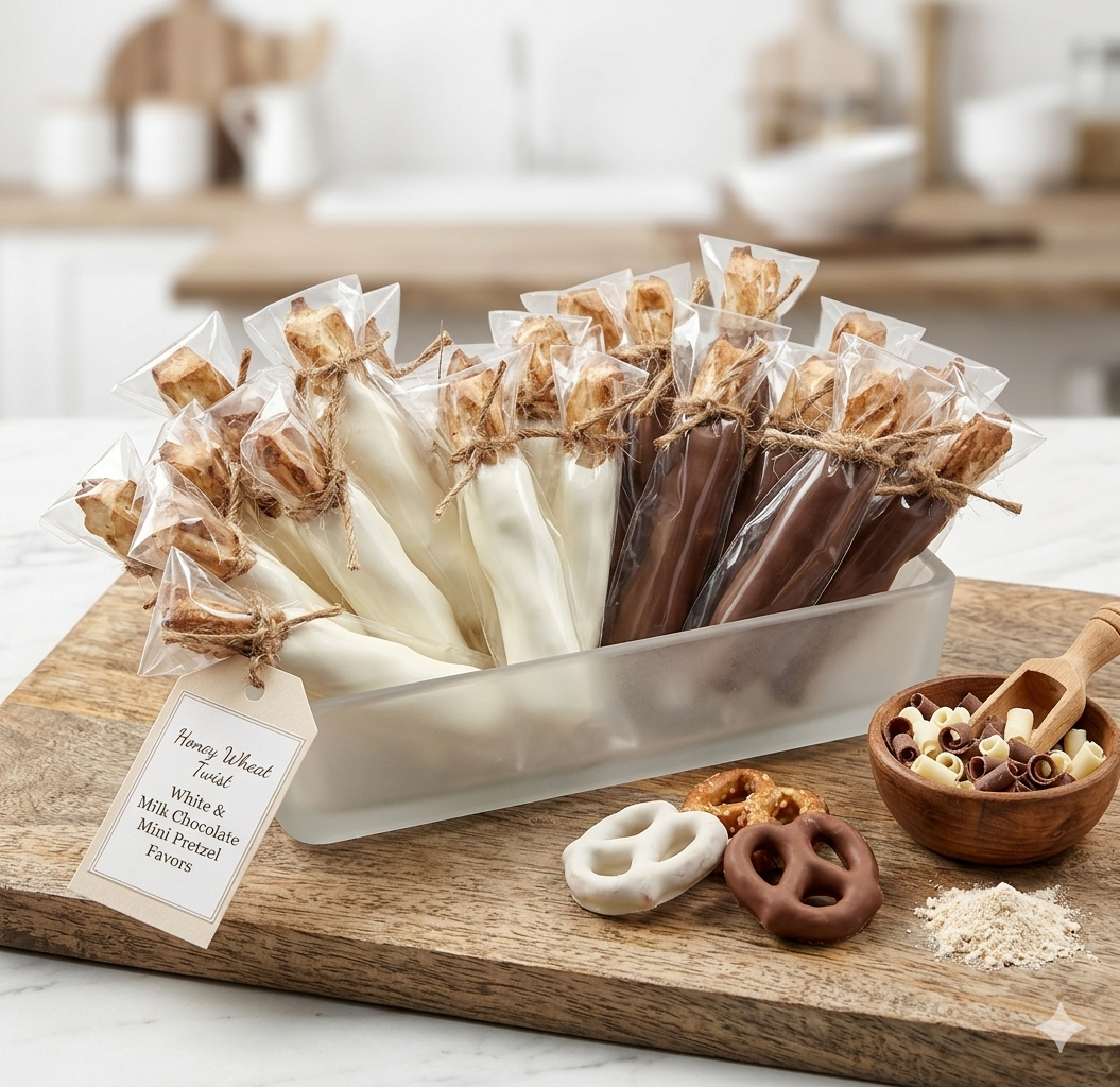Chocolate Covered Mini Pretzel Rods - 12 Pack