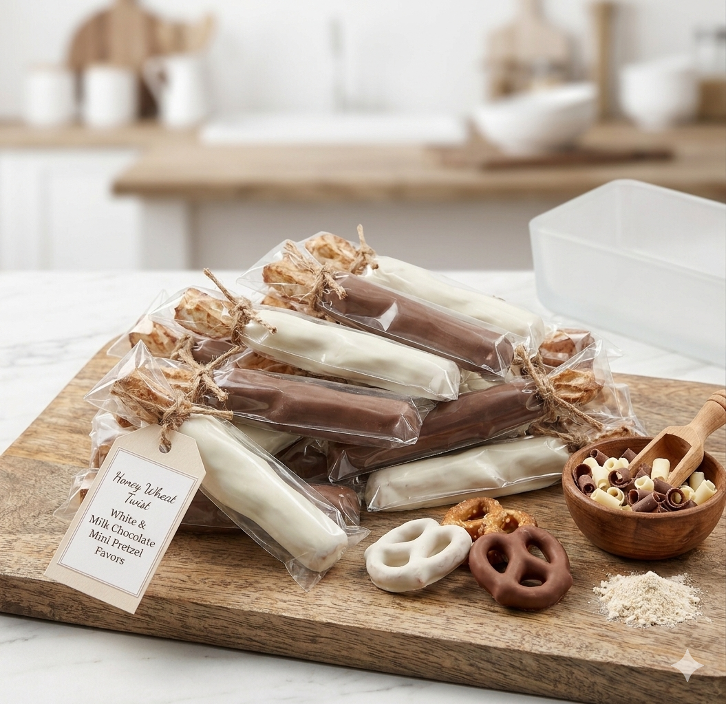 Chocolate Covered Mini Pretzel Rods - 12 Pack
