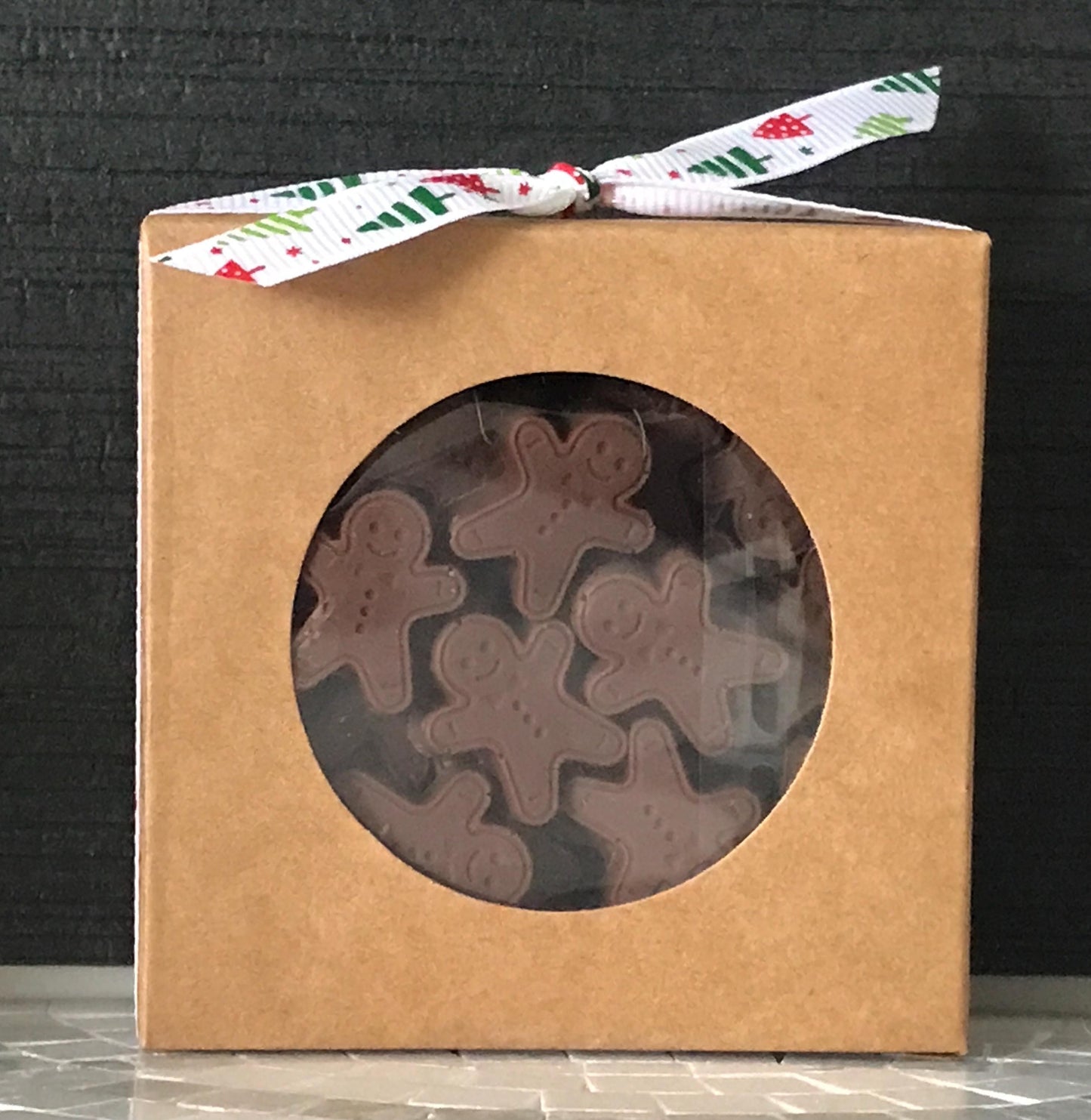 Gingerbread Man Chocolates 30 Pack - Christmas Stocking Stuffers