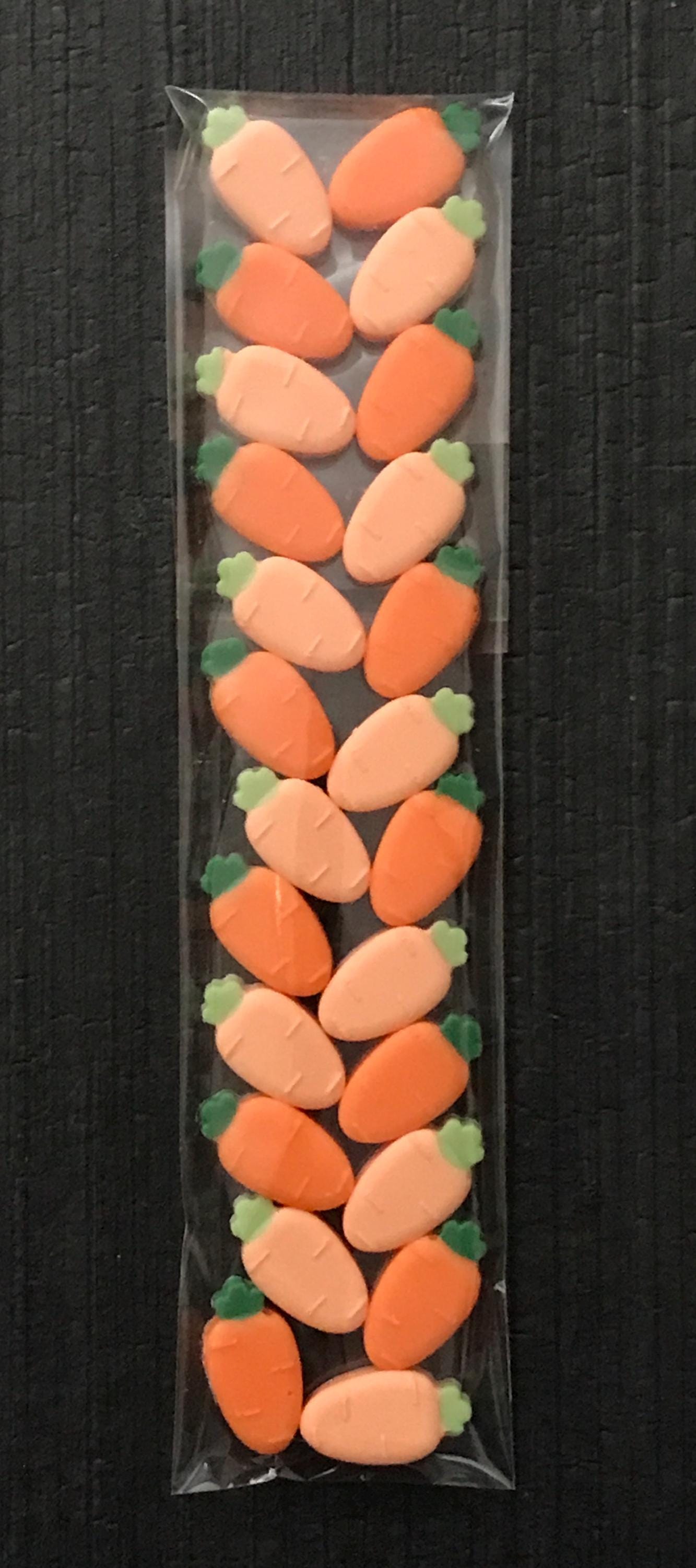 Chocolate Carrots 24 Pack - Easter Basket Fillers & Cake Toppers