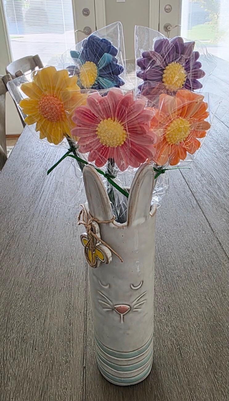 Chocolate Flower Suckers - Daisy Bouquet & Mother's Day Gifts