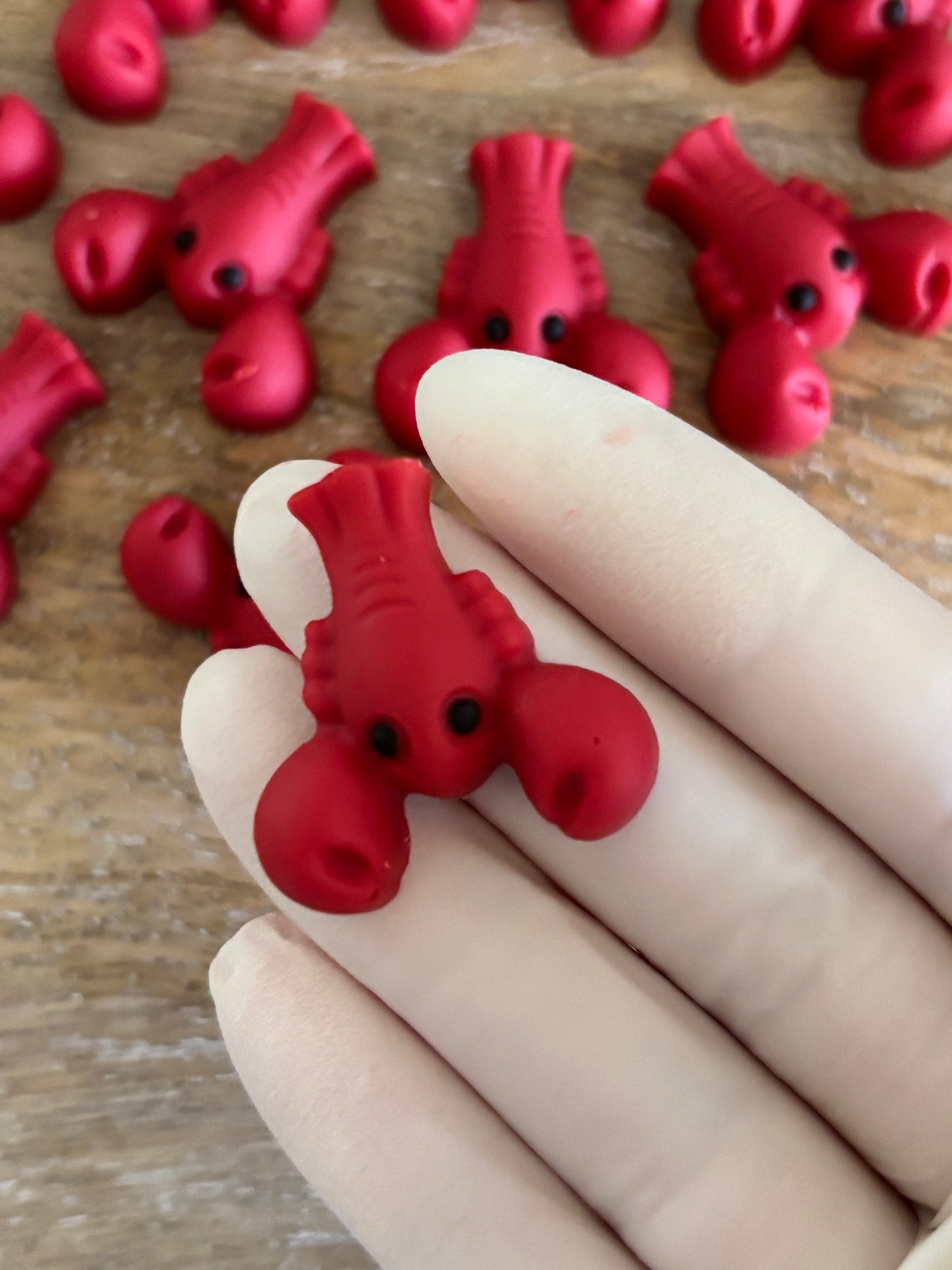 Chocolate Lobsters | Box of 24 Individually Wrapped Chocolate Lobsters | Lobster Cupcake Toppers | Chocolate Lobster Gift
