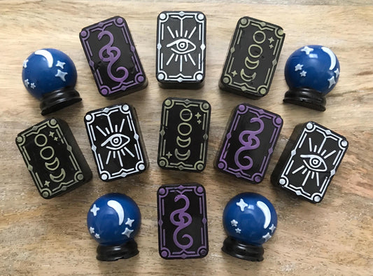 Chocolate Tarot Cards & Crystal Balls - Mystical Gift Box (13 Pieces)
