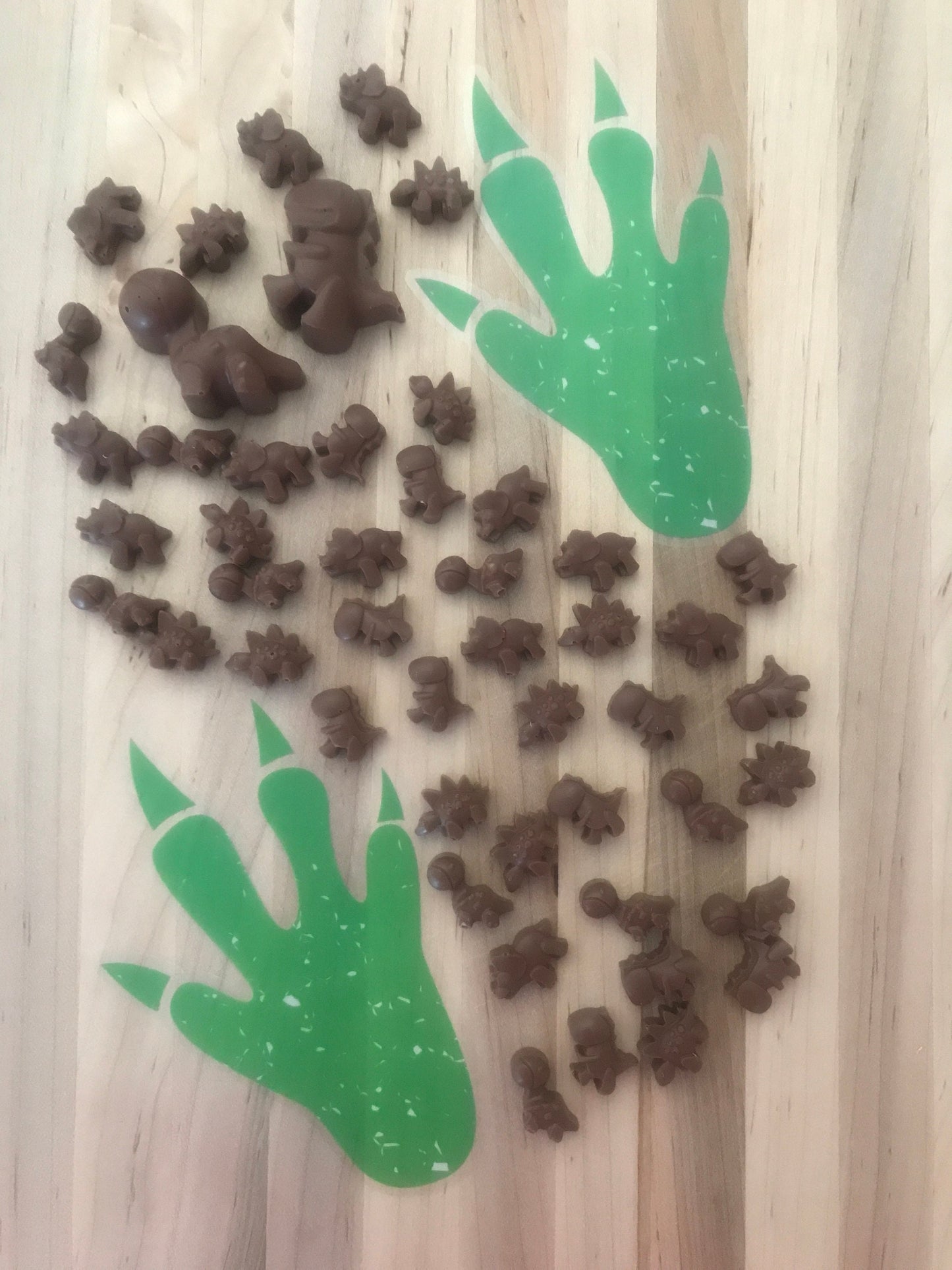 Chocolate Dinosaurs - Dino Party Favors & Cake Toppers