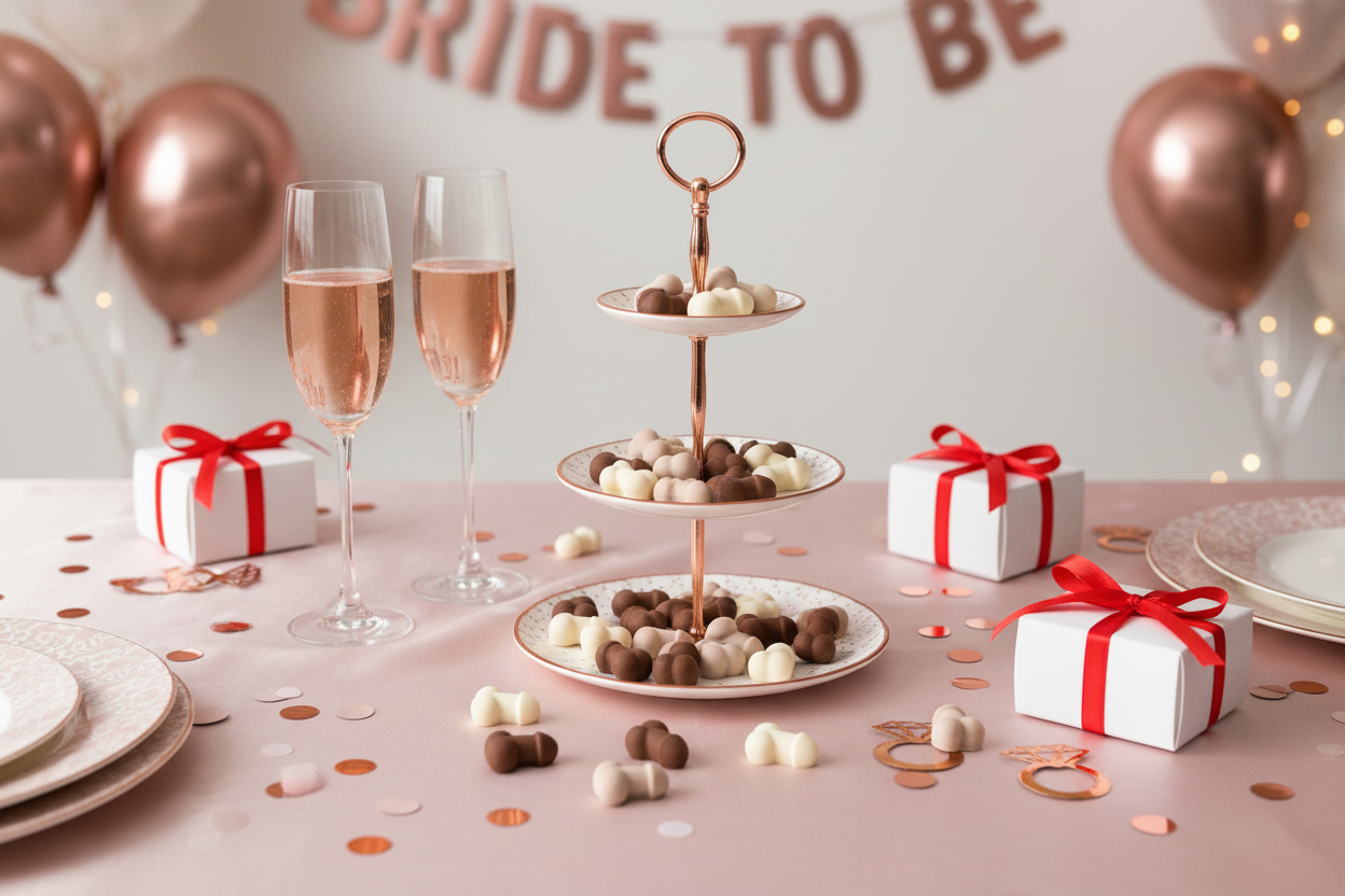 Bachelorette party table setting