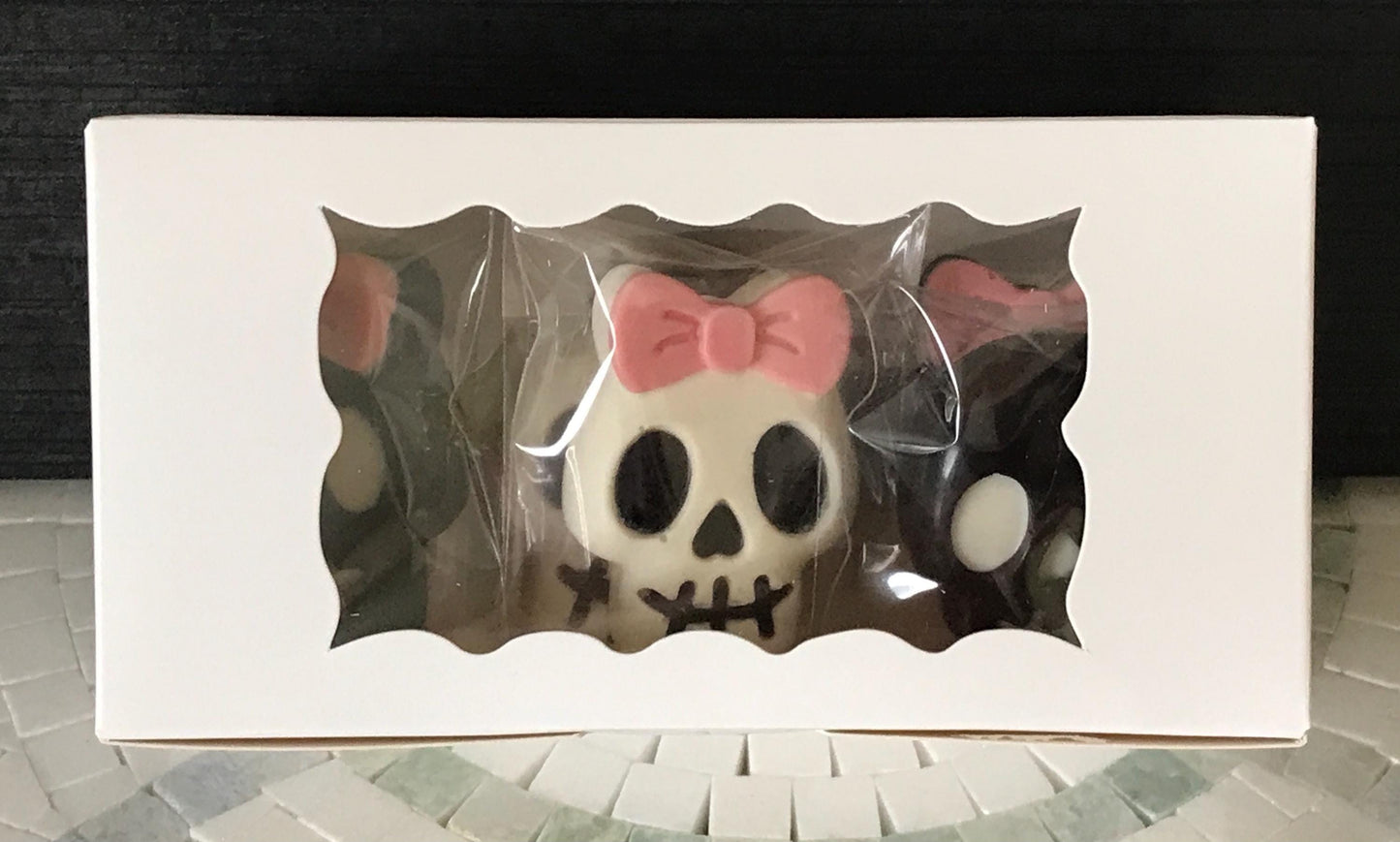 His & Hers Chocolate Skulls - Premium Cake Toppers & Party Treats