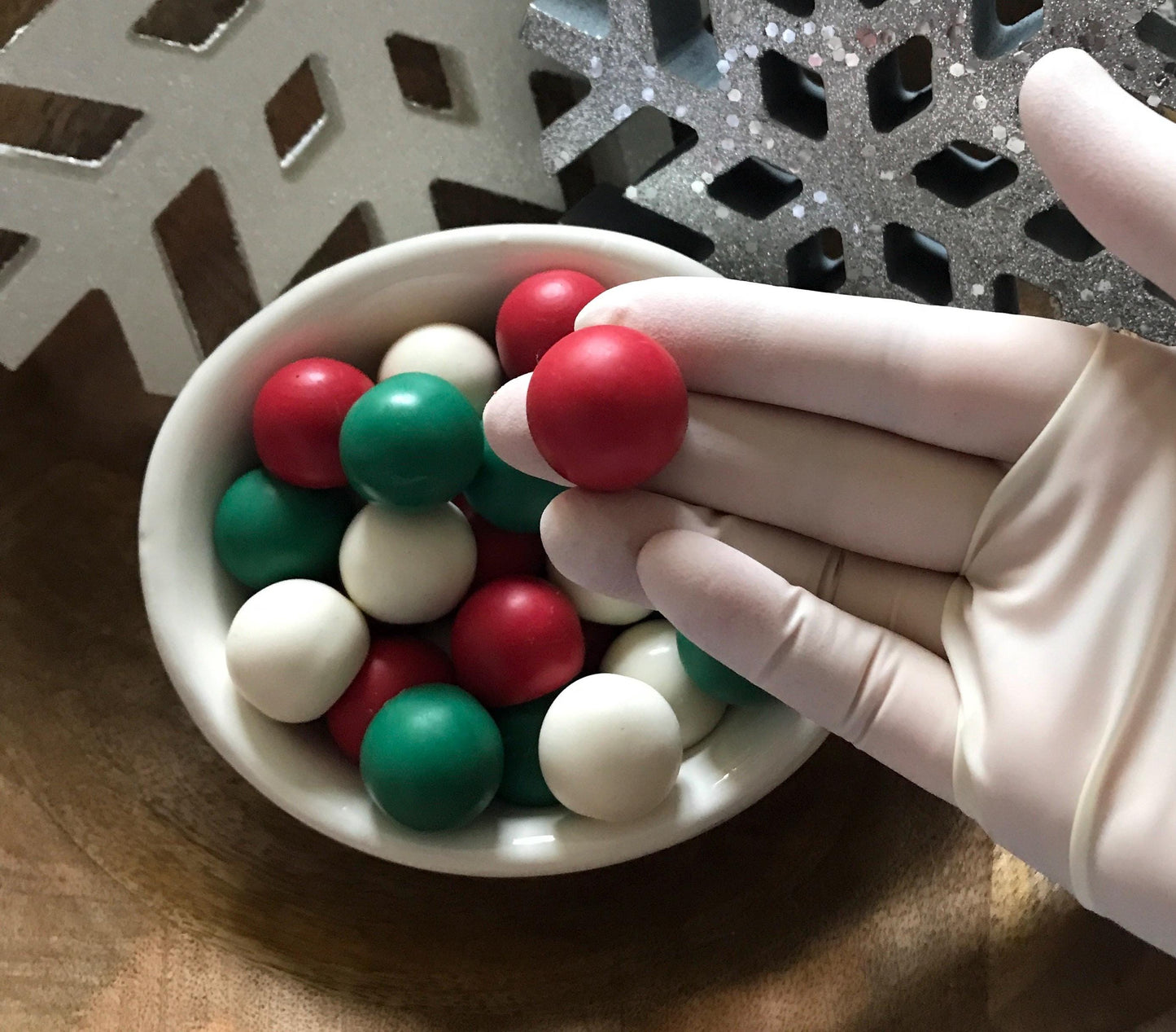 Christmas Mint Chocolate Balls