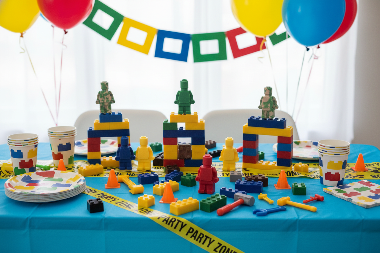 Chocolate Building Blocks Party
