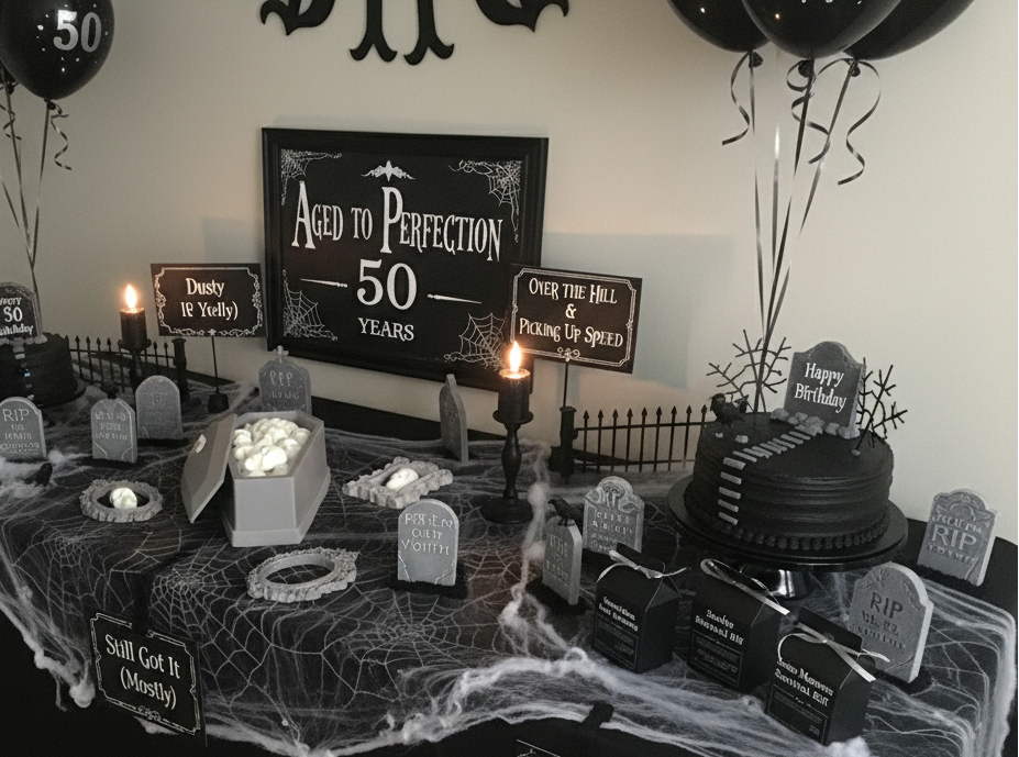 Chocolate Coffin 50th Birthday