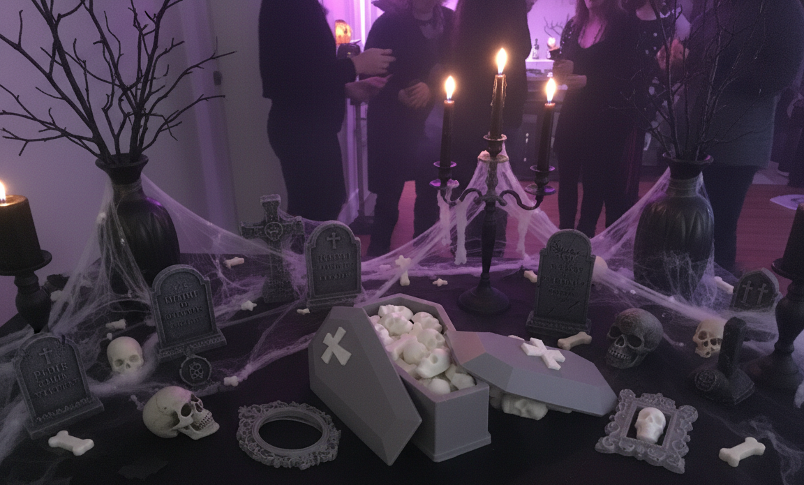 Chocolate Coffin Halloween Party