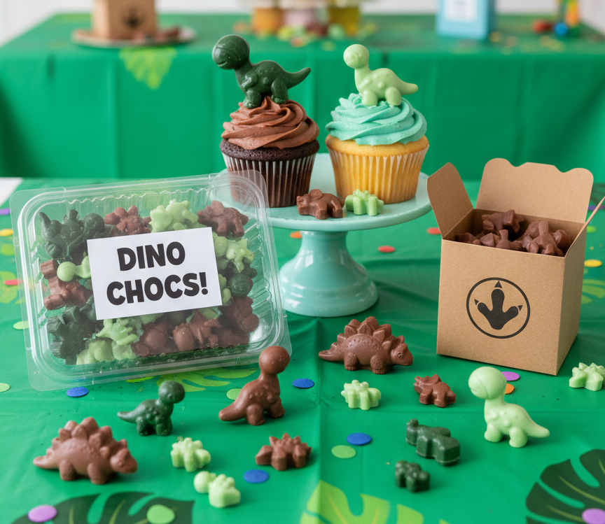 Chocolate Dinosaurs Party Display