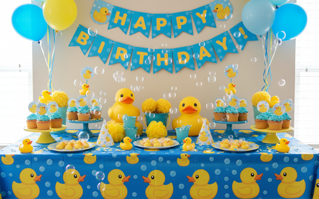 Chocolate Ducks Party Flat 2D
