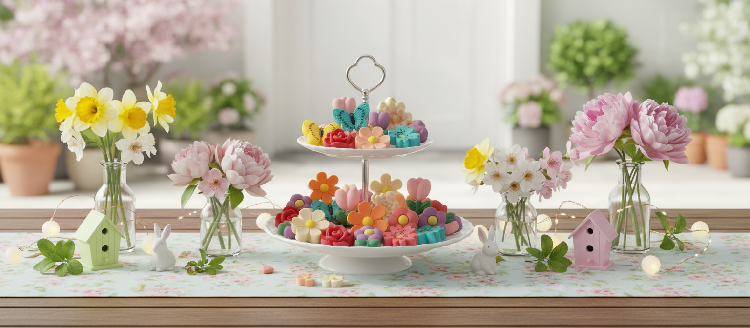 Chocolate Flower Garden Spring Party