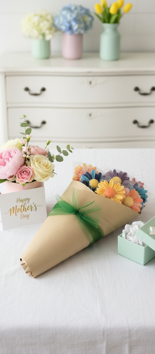 Chocolate Flower Suckers Mother's Day