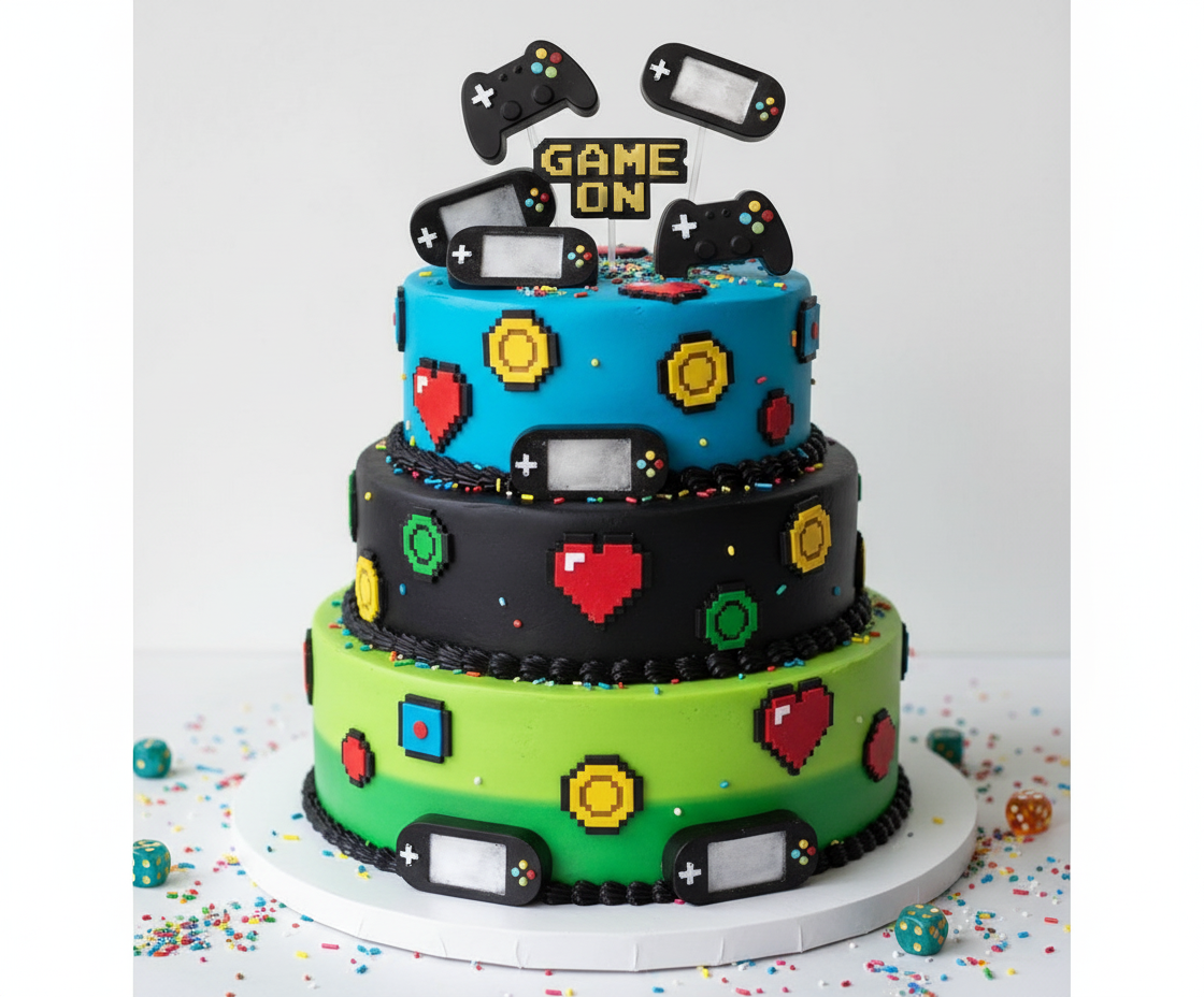 Chocolate Game Controllers Cake Toppers