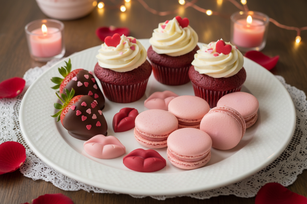 Chocolate Lips Valentine's Desserts