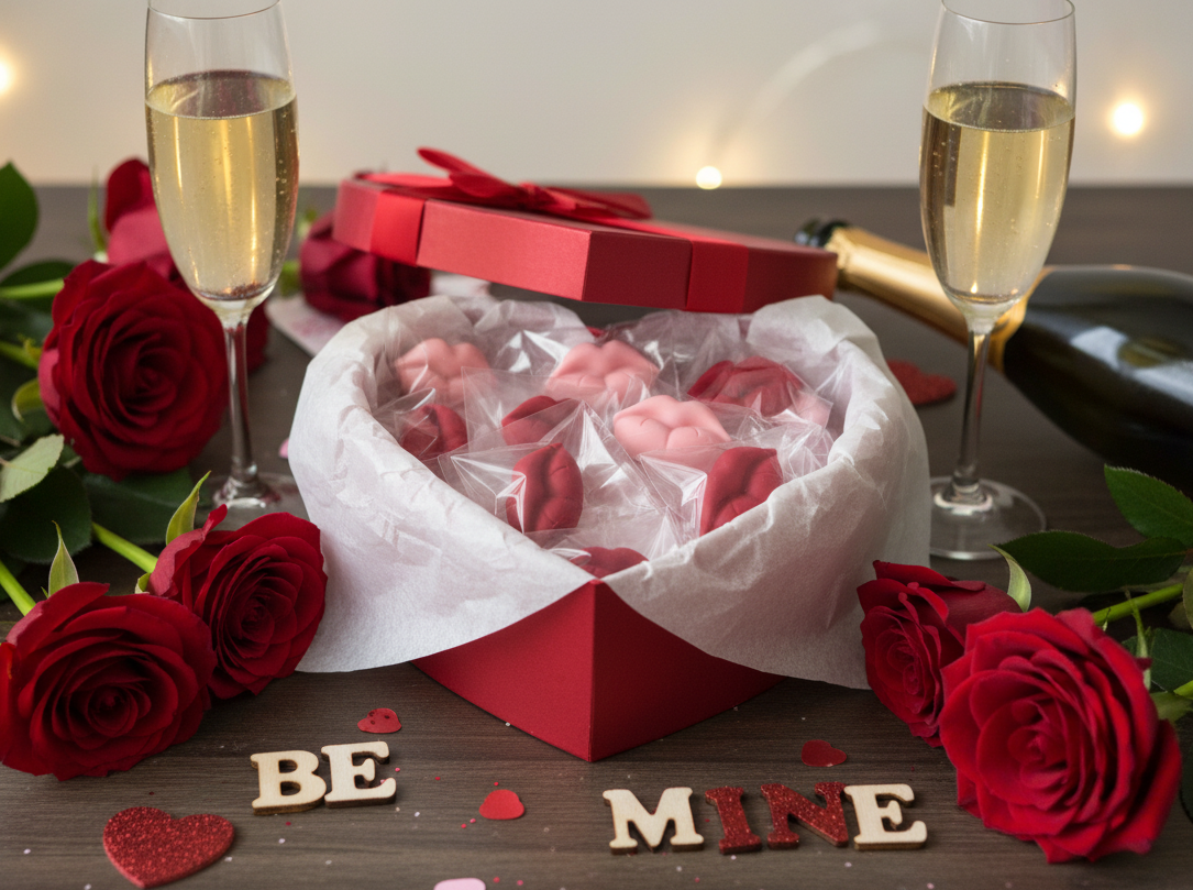 Chocolate Lips Valentine's Gift Box