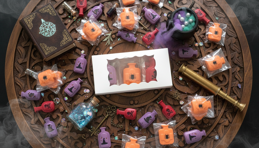 Chocolate Potion Bottles Magical Display