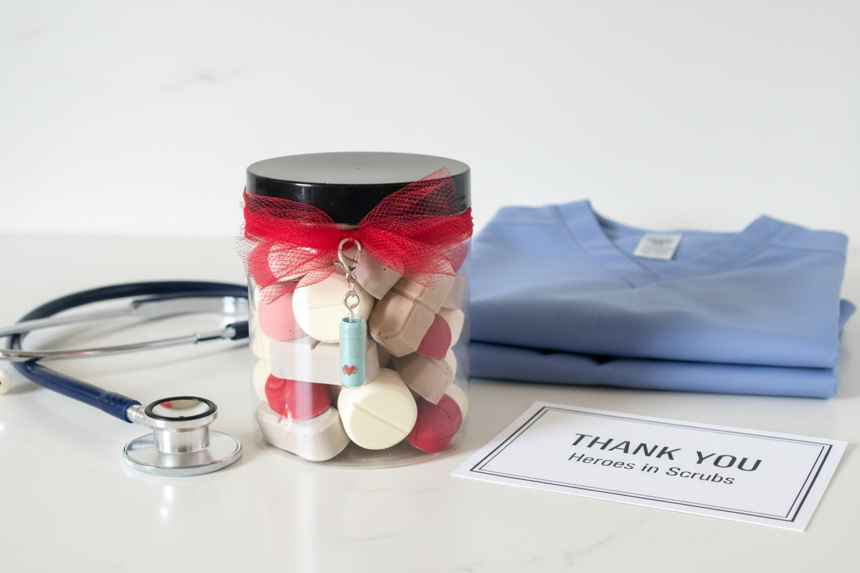 Chocolate Prescription Bottle Nurse Gift