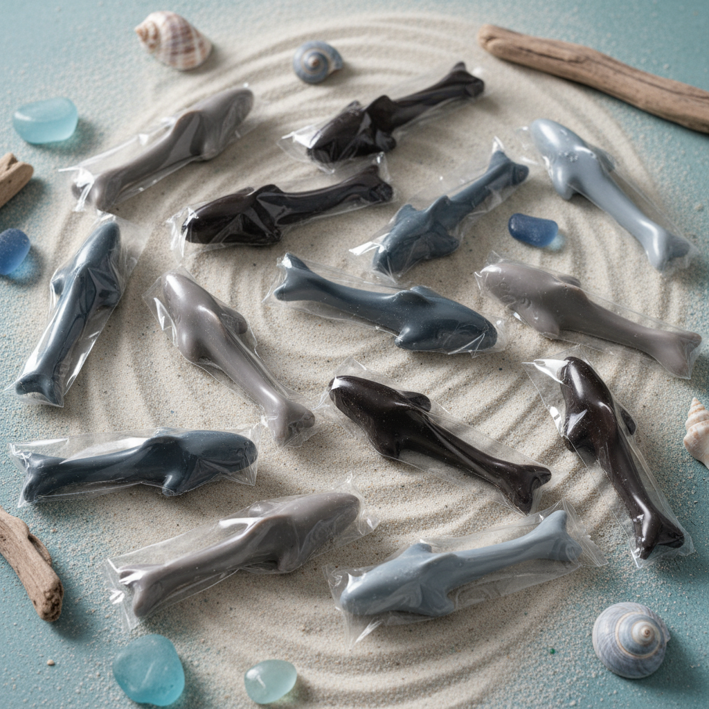 Chocolate Sharks in oceanic setting