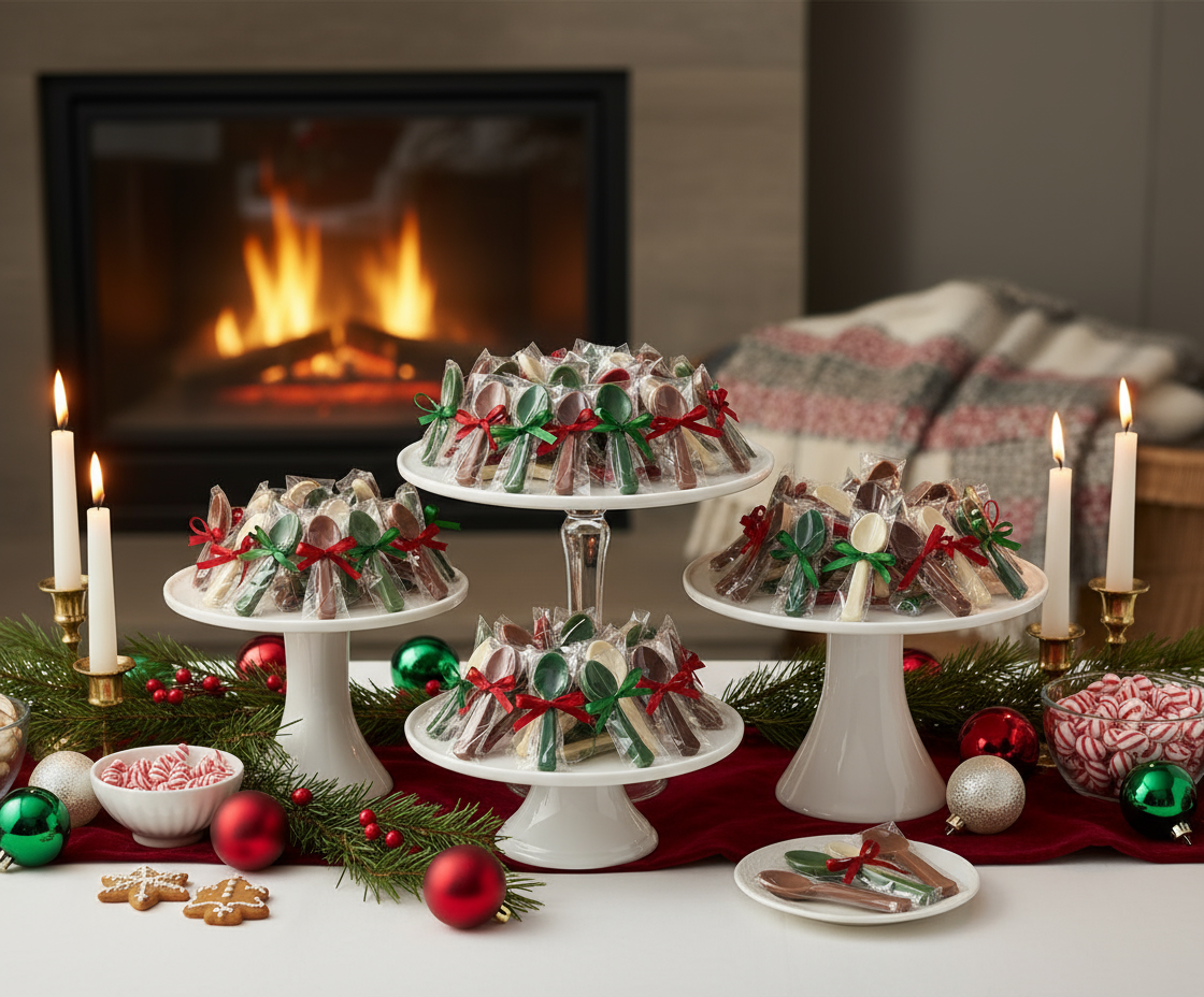 Chocolate Spoons Christmas Party