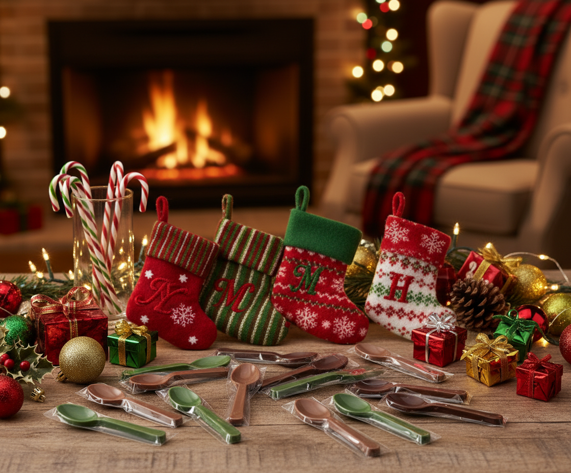 Chocolate Spoons Stocking Stuffers