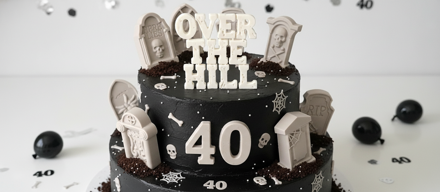 Chocolate Tombstones 40th Birthday - Your Color