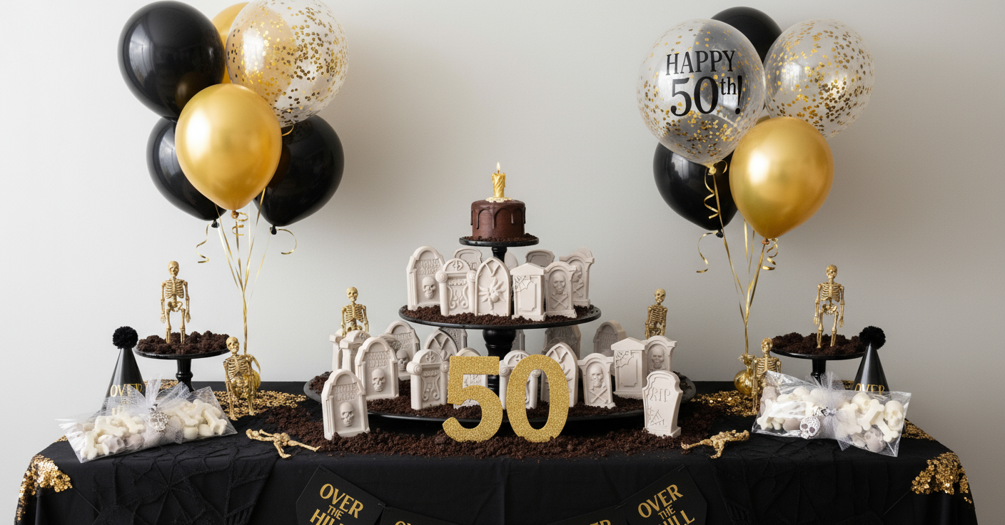 Chocolate Tombstones 50th Birthday - Your Color