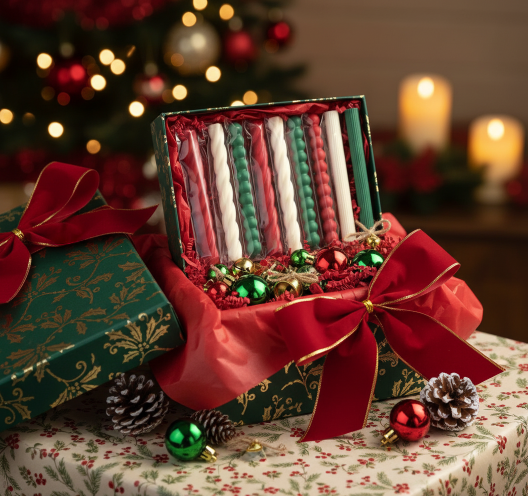 Christmas Chocolate Sticks Gift Display