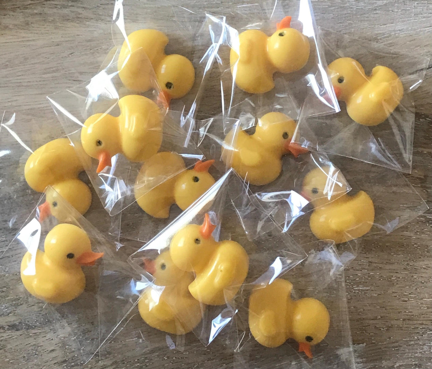 Chocolate Ducks 16 Pack - Rubber Ducky Party Favors
