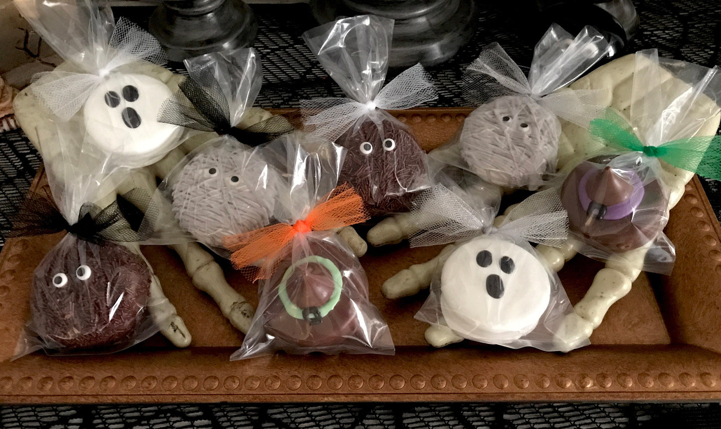 Halloween Chocolate Covered Oreos - Hand-Dipped Party Favors