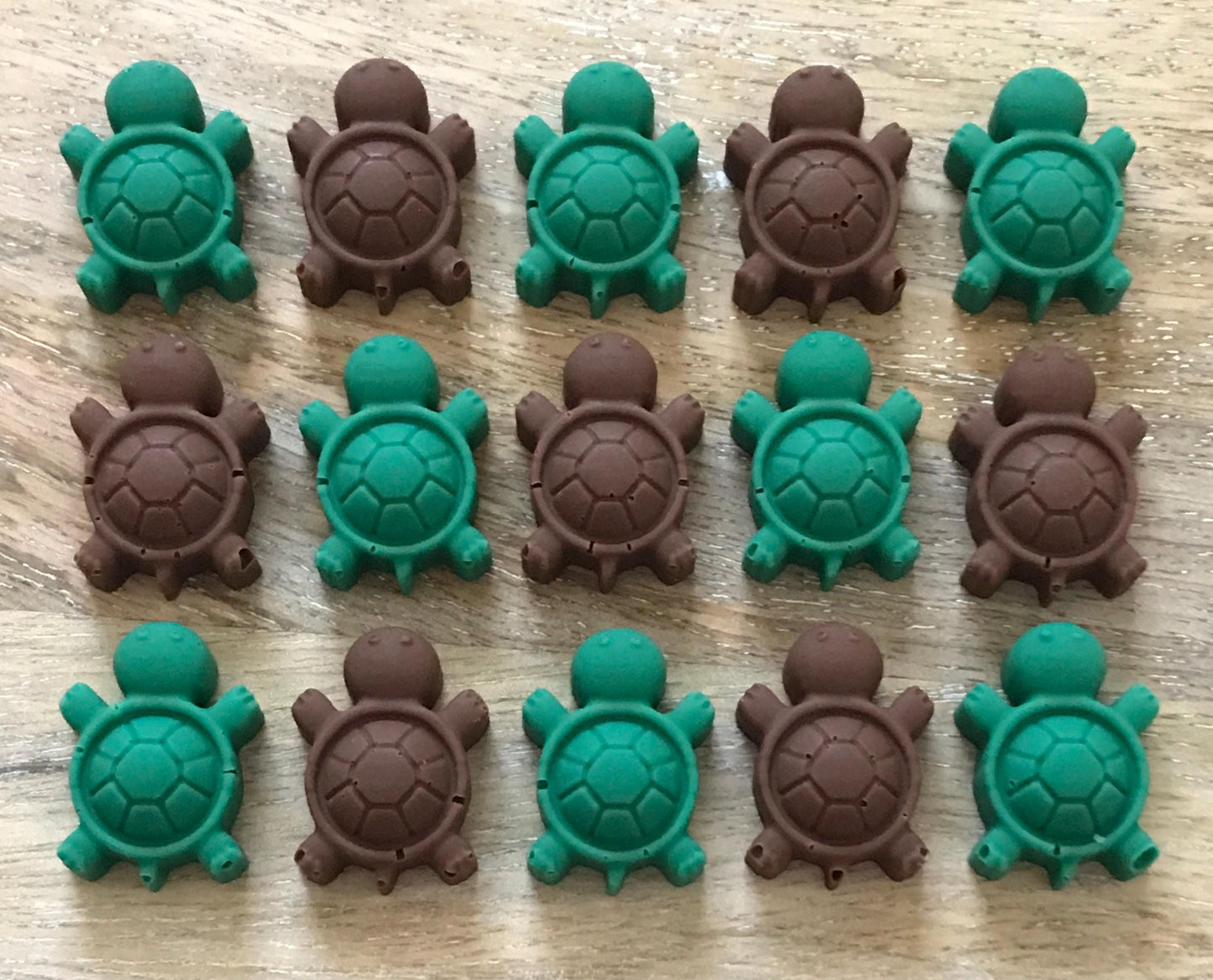 Chocolate Turtles 24 Pack - Party Favors & Cupcake Toppers