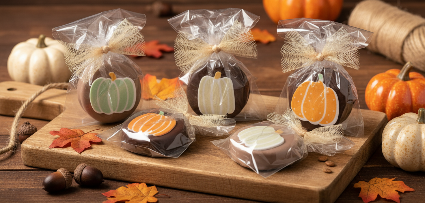 Fall Chocolate Covered Oreos for Thanksgiving