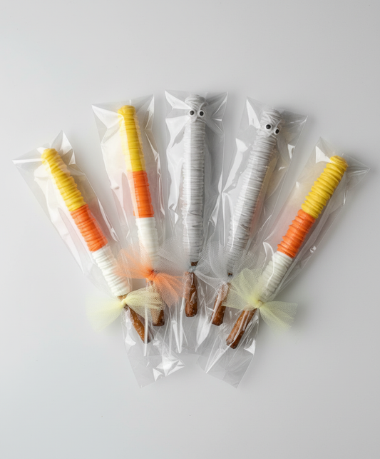 Halloween Pretzel Rods Clean Shot