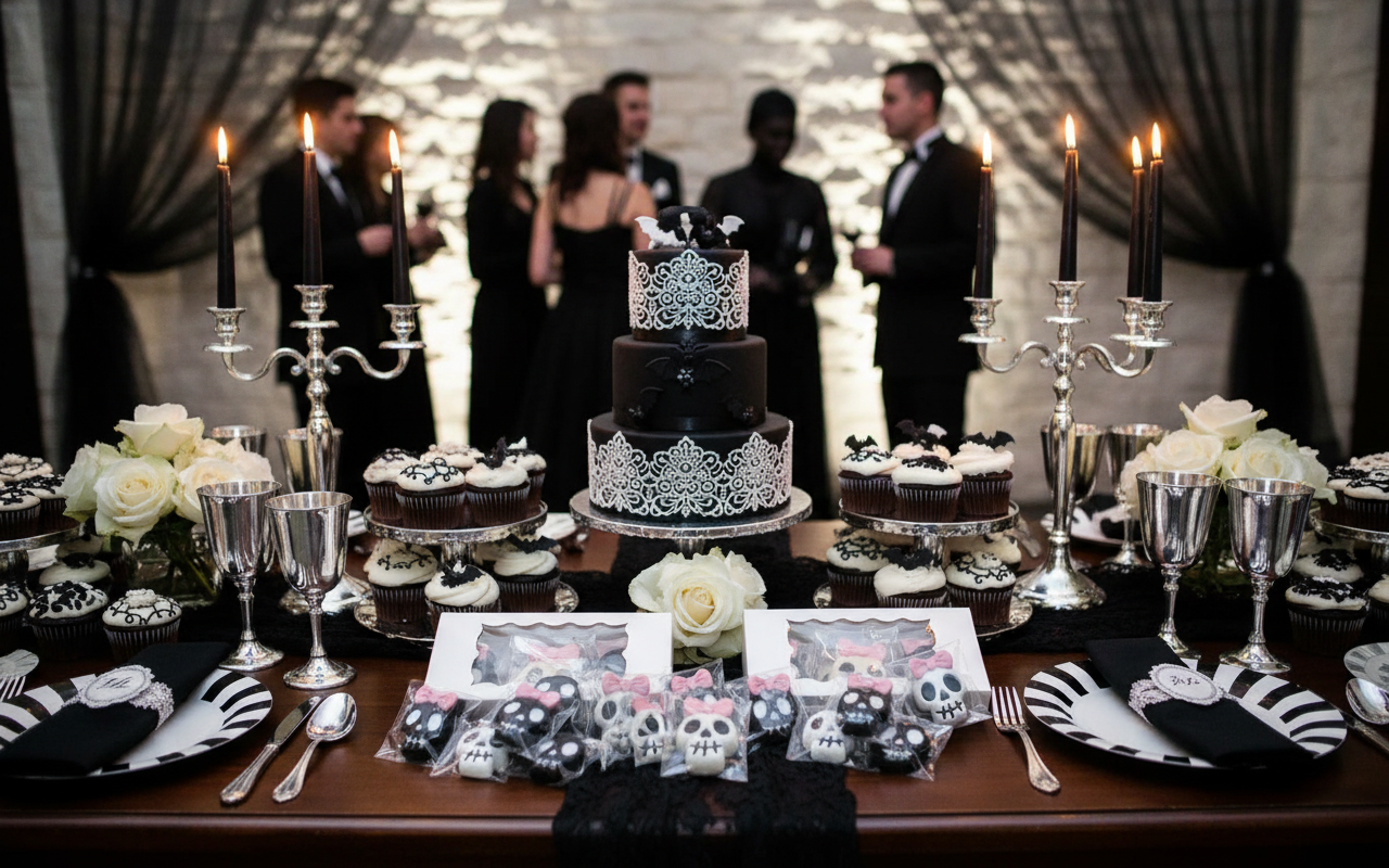 His & Hers Chocolate Skulls Party Favors