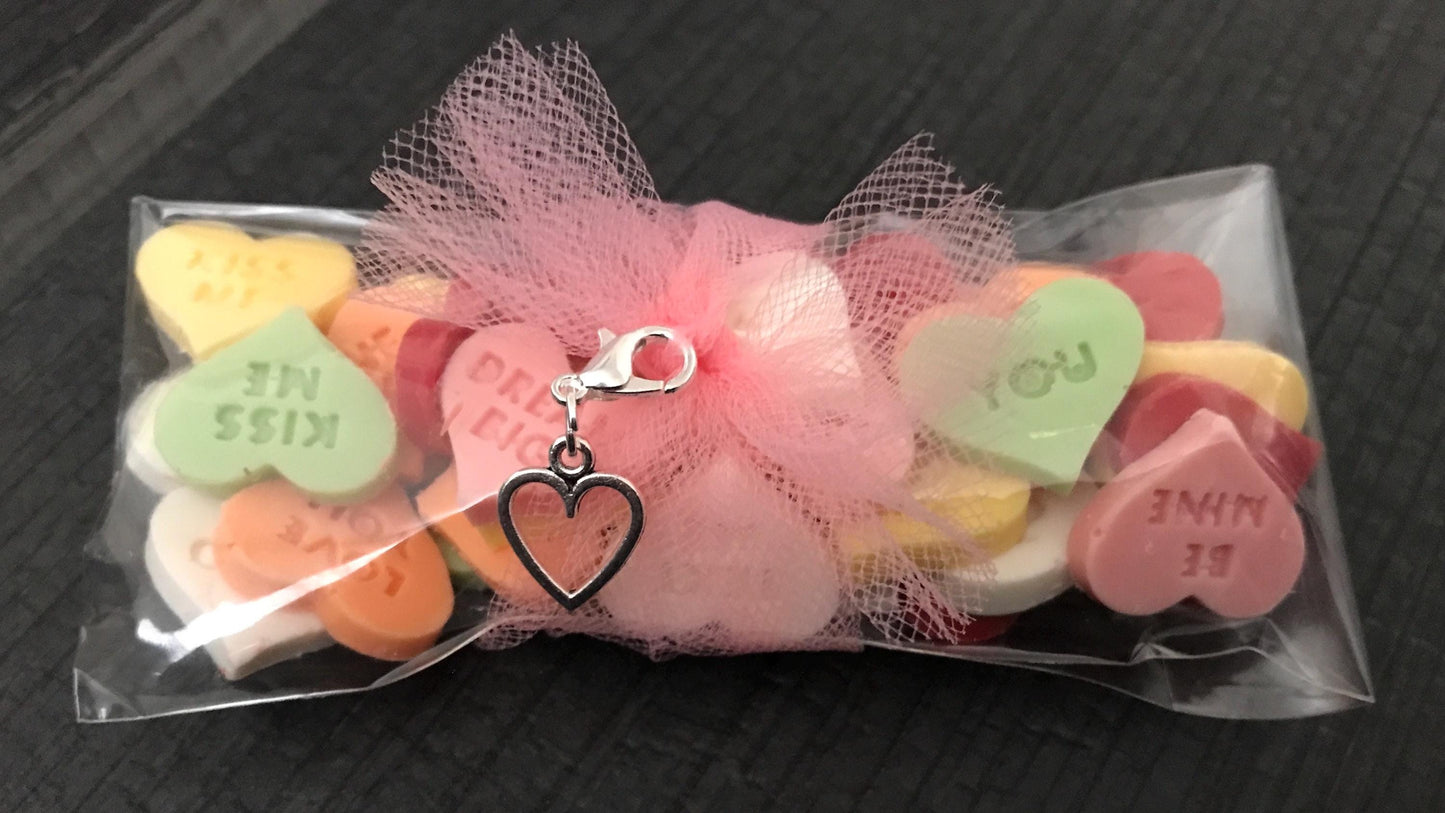 Chocolate Conversation Hearts - Box of 30 Valentine Chocolates | Sweet American Treat Co.
