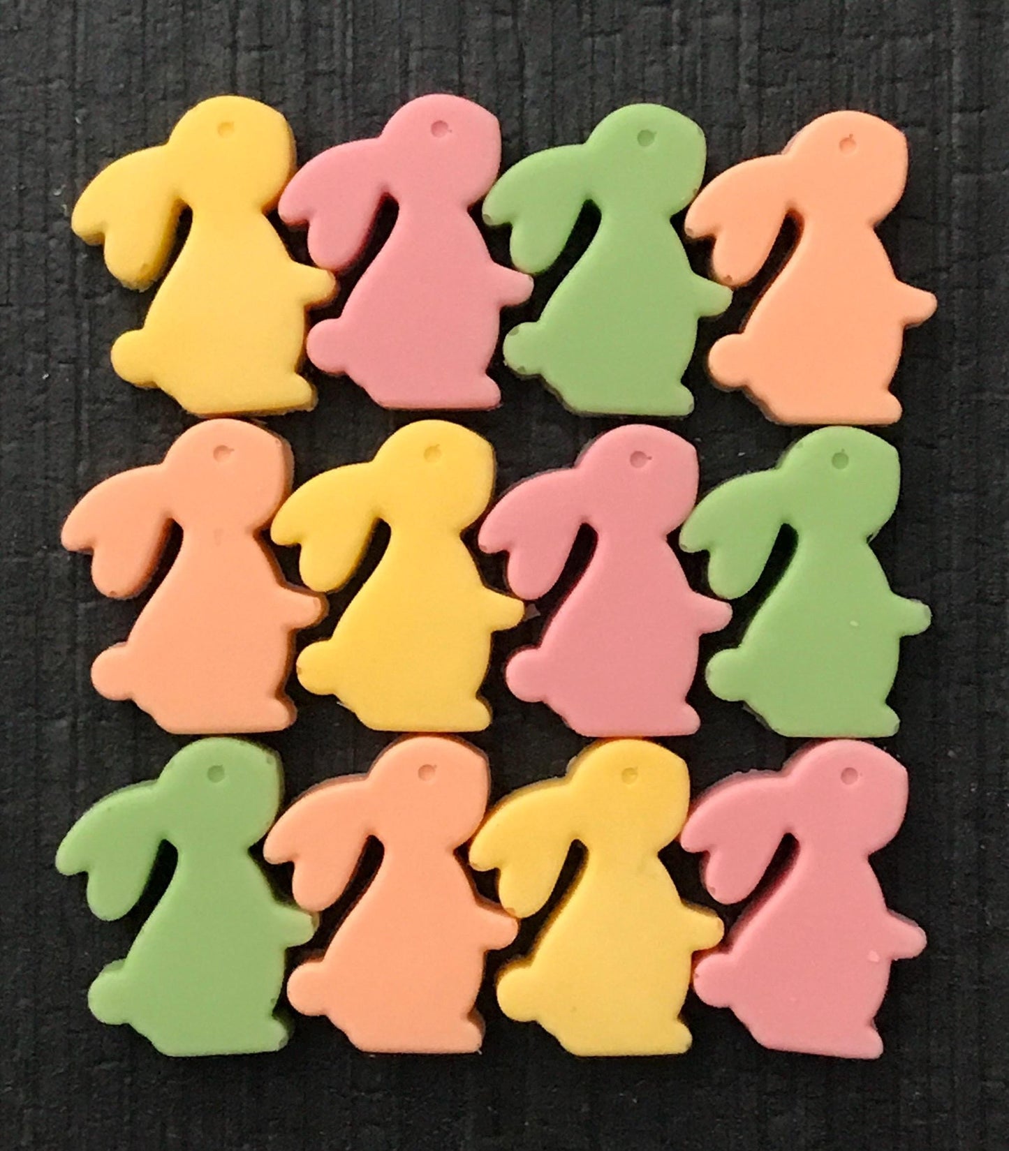 Chocolate Bunnies 12 Pack - Easter Bunny Party Favors/Basket Fillers
