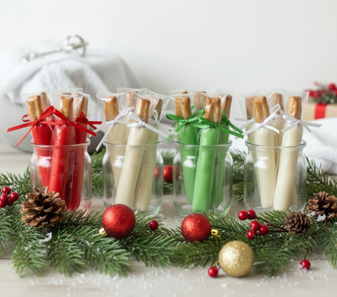 Mini Pretzel Rods - Standing Row