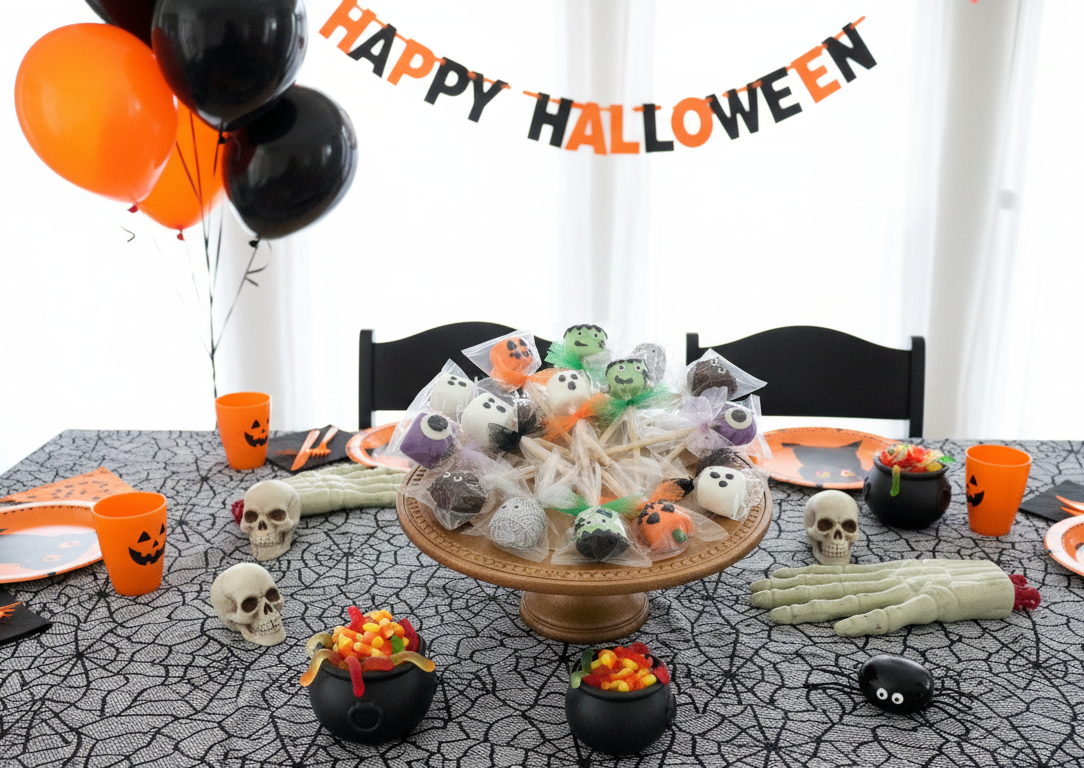 Monster Marshmallow Pops Halloween Party