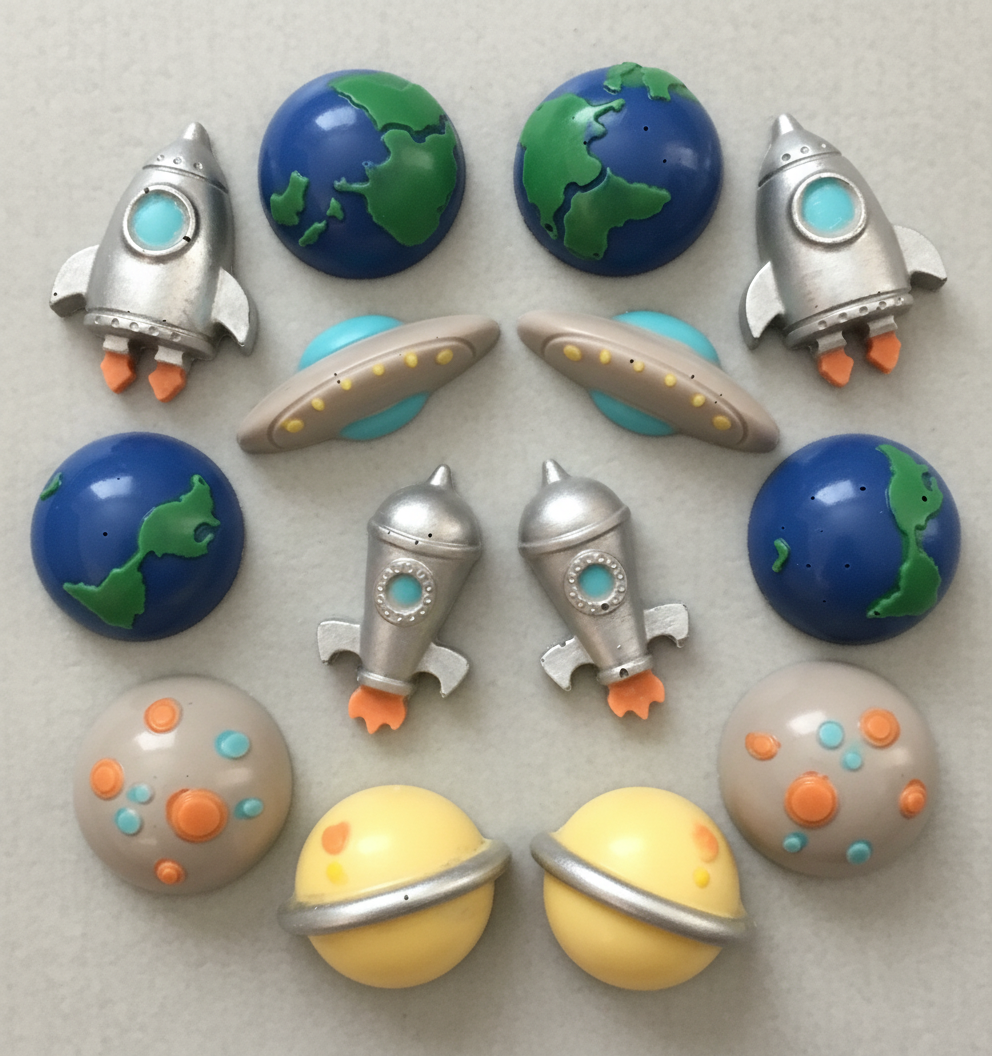 Space Chocolates Sharp Close-Up