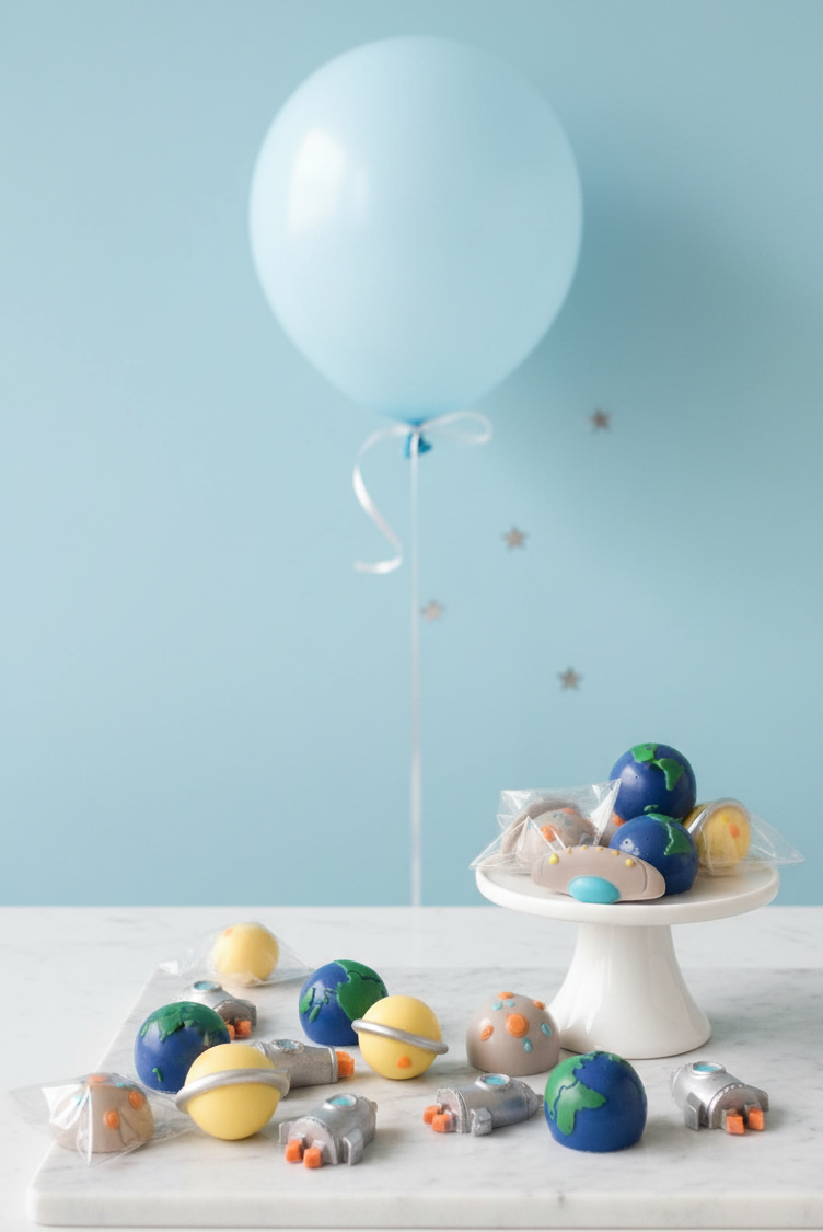 Space Chocolates Simple Table