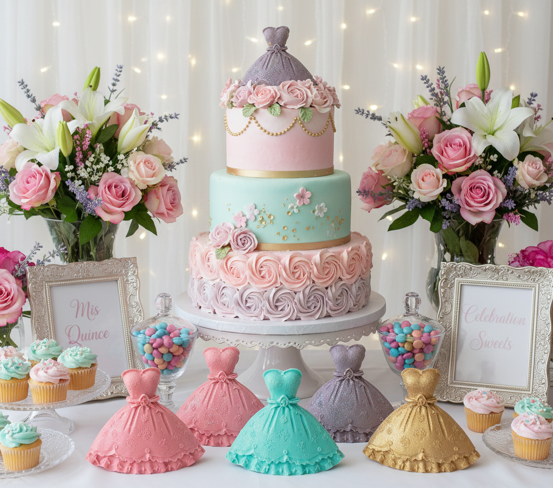 Sparkling Chocolate Party Dresses Quinceañera