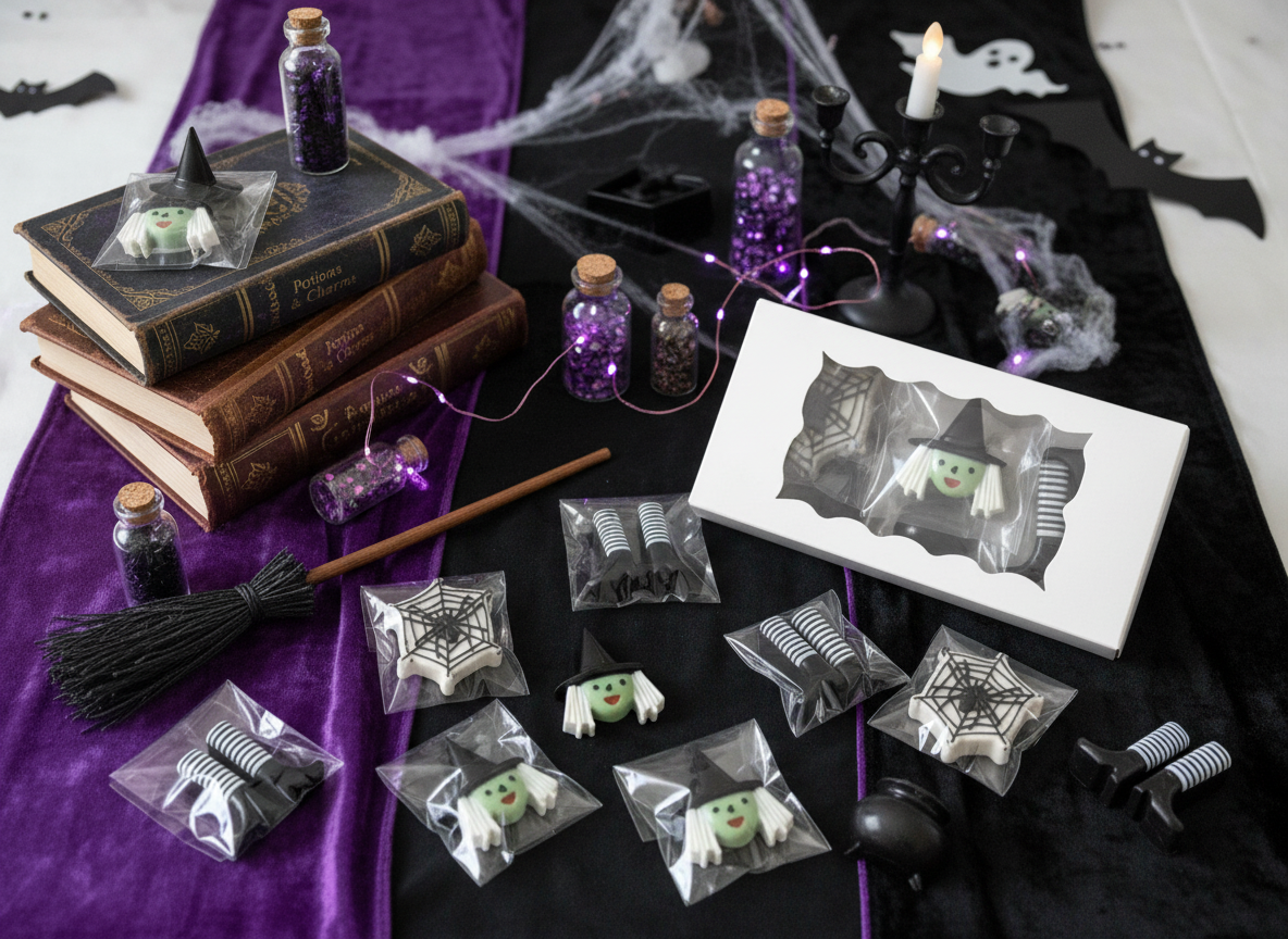 Witch Chocolates Halloween Party Display